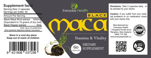 Black Maca - 60 Capsules - Vitality Support - Image 2